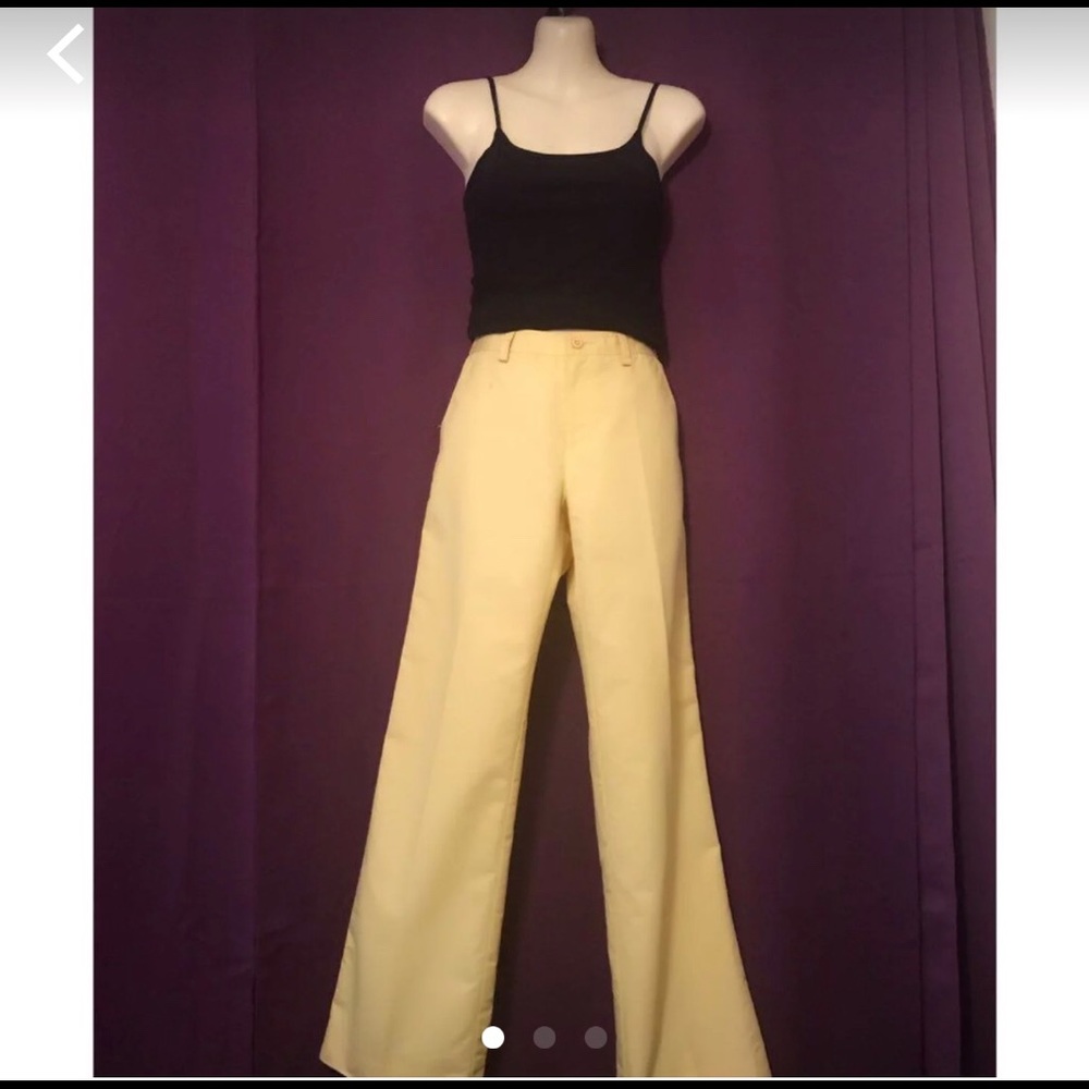 Banana Republic Yellow Slacks